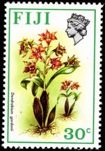 Fiji 1971-72 30c Dendrobium Gordonii unmounted mint.