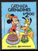 Grenada Grenadines 1981 Disneys Pluto unmounted mint.