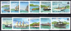 Grenada 1980-84 Shipping set date imprint (MISSING $1) unmounted mint.