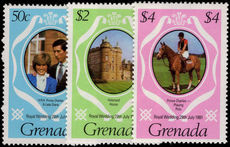 Grenada 1981 Royal Wedding (1st issue) unmounted mint.