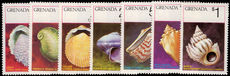 Grenada 1975 Seashells unmounted mint.
