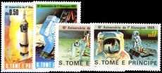 St Thomas and Prince 1980 10th anniversary of the first moon landing unmounted mint.