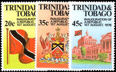 Trinidad & Tobago 1977 Inauguration of Republic unmounted mint.
