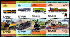 Tuvalu 1984 Railway Locomotives (1st series).