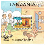 Tanzania 2004 Childrens Rights souvenir sheet unmounted mint.