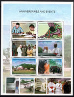 Tanzania 2005 Anniversaries and Events set including sheetlet unmounted mint.