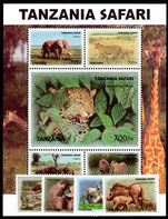 Tanzania 2007 Tanzania Safari set including sheetlet unmounted mint.