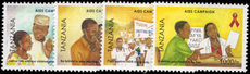 Tanzania 2007 AIDS Prevention unmounted mint.