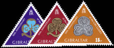 Gibraltar 1975 50th Anniversary of Gibraltar Girl Guides unmounted mint.
