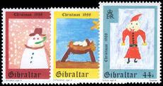 Gibraltar 1988 Christmas. Children's Paintings unmounted mint.