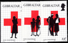 Gibraltar 1989 125th Anniversary of International Red Cross unmounted mint.