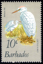 Barbados 1979 10c Cattle Egret unmounted mint.