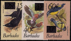 Barbados 1981 Birds provisional set unmounted mint.