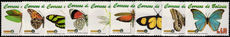 Bolivia 2001 Butterflies and Insects unmounted mint.