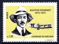 Bolivia 1973 Santos Dumont unmounted mint.