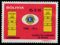 Bolivia 1975 Lions unmounted mint.