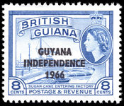 British Guiana 1966-67 8c Sugar Cane MSCA unmounted mint.