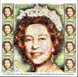 Guyana 2001 75th Birthday of Queen Elizabeth II sheetlet unmounted mint.