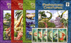 Guyana 2001 Vegaspex 2001, Nevada. Prehistoric Creatures unmounted mint.