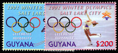 Guyana 2002 Winter Olympic Games unmounted mint.