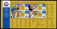 Guyana 2004 Centenary of FIFA souvenir sheet unmounted mint.
