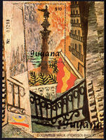 Guyana 1989 Columbus Picaso souvenir sheet unmounted mint.