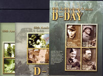 Guyana 2004 D-Day Landings sheetlet set (2nd series) unmounted mint.
