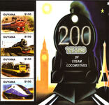 Guyana 2004 200 years of steam locomotives sheetlet (1st series) unmounted mint.