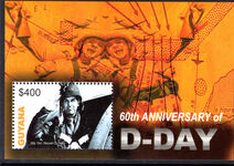 Guyana 2004 D-Day Landings souvenir sheet (1st series) unmounted mint.