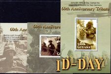 Guyana 2004 D-Day Landings souvenir sheet set (2nd series) unmounted mint.