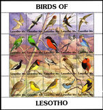 Lesotho 1992 Birds sheetlet unmounted mint.