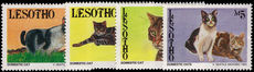 Lesotho 1993 Domestic Cats unmounted mint.