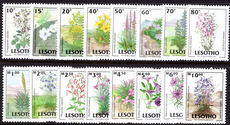 Lesotho 1998 Flowers unmounted mint.