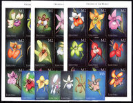 Lesotho 1999 Orchids of the World unmounted mint.