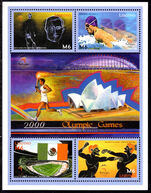 Lesotho 2000 Olympics sheetlet unmounted mint.