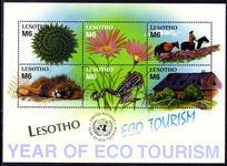 Lesotho 2002 Eco-Tourism sheetlet unmounted mint.
