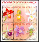 Lesotho 2003 Orchids of Southern Africa souvenir sheet unmounted mint.