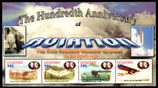 Lesotho 2004 Centenary of Powered Flight souvenir sheet unmounted mint.
