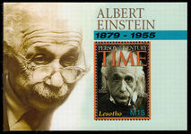 Lesotho 2005 50th Death Anniversary of Albert Einstein souvenir sheet unmounted mint.