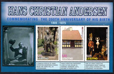 Lesotho 2005 Birth Bicentenary of Hans Christian Andersen sheetlet unmounted mint.