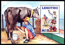 Lesotho 2006 Herdboys souvenir sheet unmounted mint.