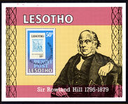 Lesotho 1979 Death Centenary of Sir Rowland Hill souvenir sheet unmounted mint.