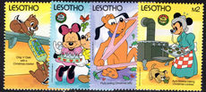 Lesotho 1986 Christmas. Disney Characters unmounted mint.
