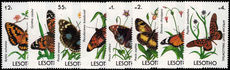 Lesotho 1990 Butterflies unmounted mint.
