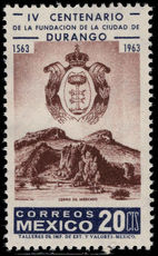 Mexico 1963 Durango unmounted mint.