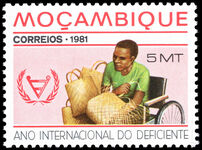 Mozambique 1981 International Year of Disabled People unmounted mint.