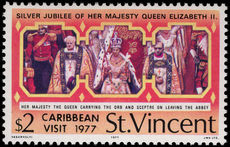 St Vincent 1977 Caribbean Visit unmounted mint.