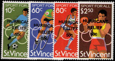 St Vincent 1980 Hurricane Relief unmounted mint.