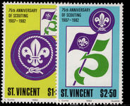 St Vincent 1982 Scouts unmounted mint.