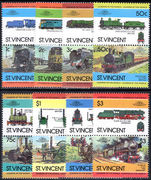 St Vincent 1984 Railway locomotives unmounted mint.